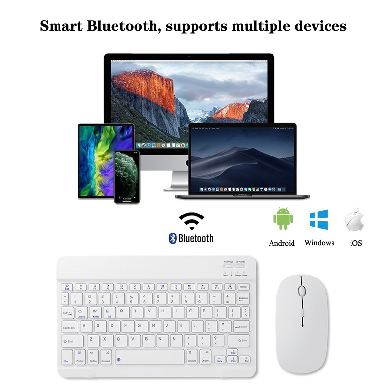 لوحة مفاتيح لاسلكية عالمية لها - مراجعة Tablet Accessories Keyboard وسعره