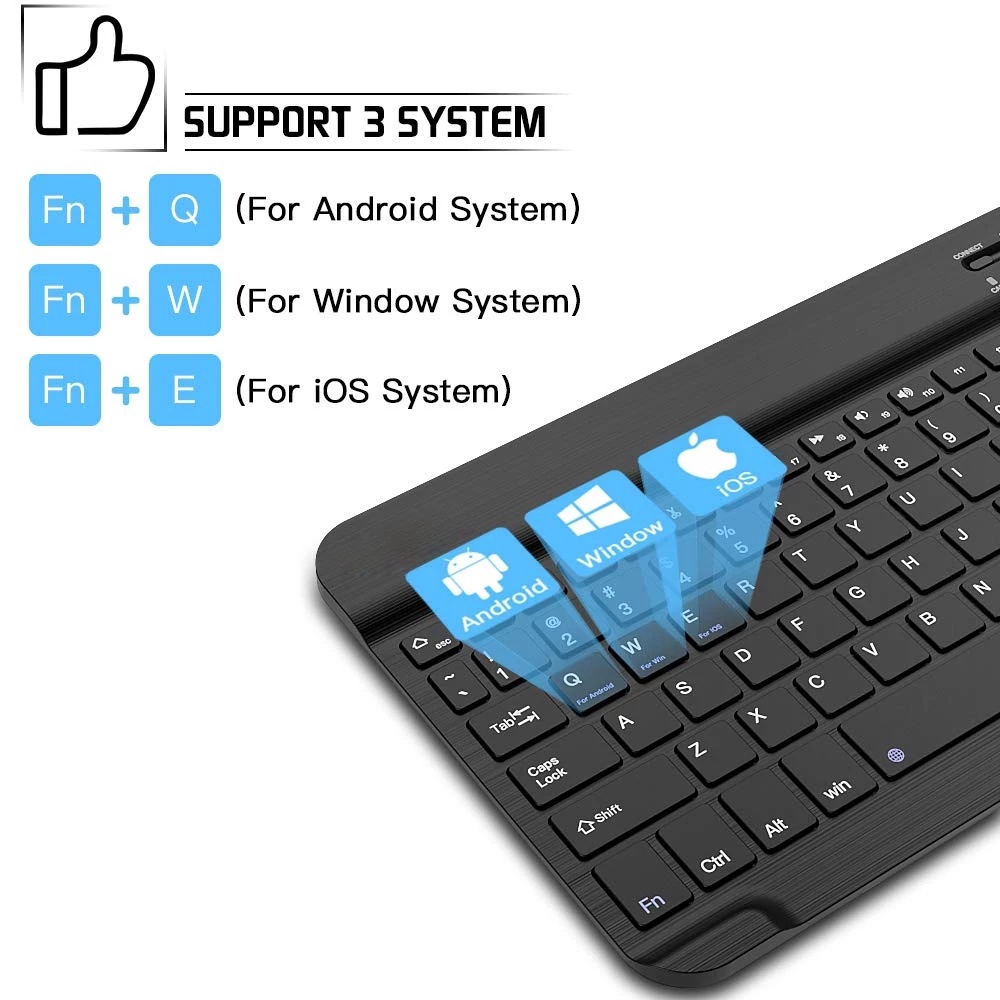 لوحة مفاتيح لاسلكية عالمية لها - مراجعة Tablet Accessories Keyboard وسعره
