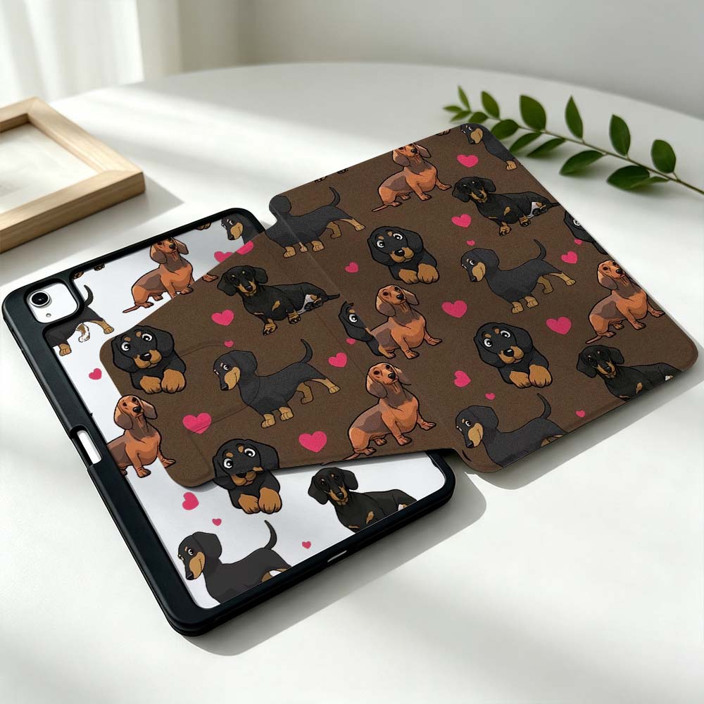 غطاء كرتوني على شكل كلب داشهند - مراجعة Tablet S9 Fe Accessories وسعره