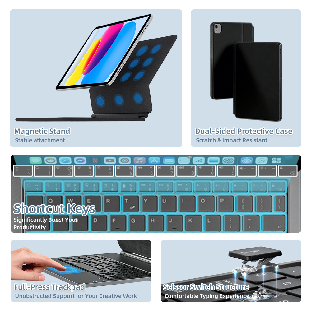 لوحة مفاتيح سحرية 2026 مع بلوت - مراجعة Magnetic Case Smart وسعره