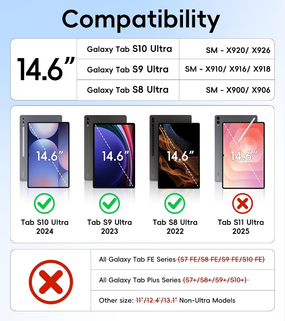 غطاء مقاوم للصدمات لجهاز سامسو - مراجعة Tablet S9 Fe Accessories وسعره