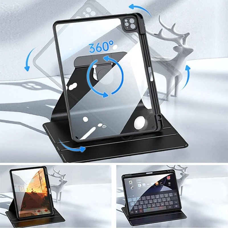 غطاء ذكي دوار 360 درجة لأجهزة  - مراجعة Redmi Tablet Accessories وسعره
