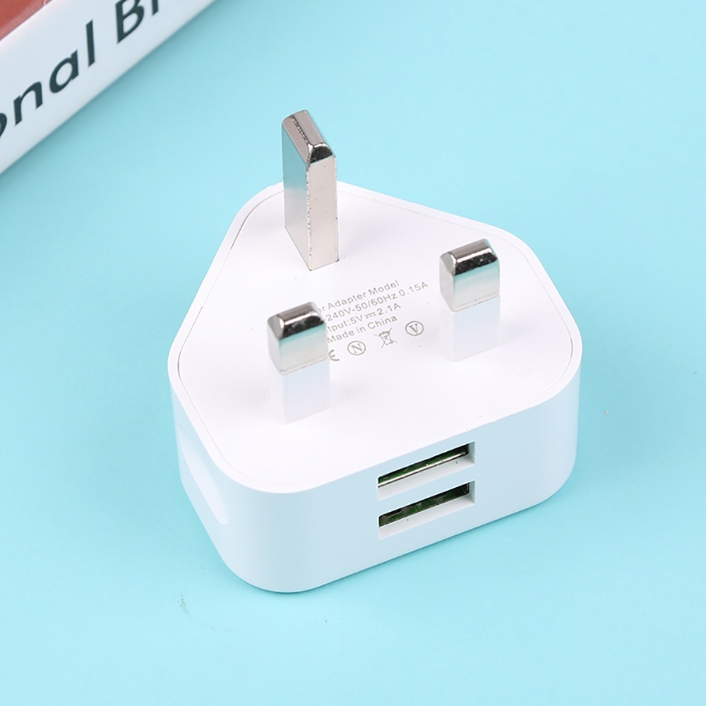 شاحن حائط عالمي بمنفذ بريطاني  - مراجعة Tablet Accessories Uk وسعره