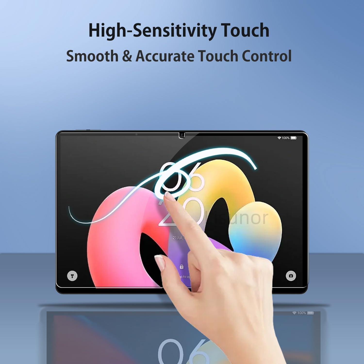 قطعتان من واقي شاشة الجهاز الل - مراجعة Tcl Tablet Accessories وسعره