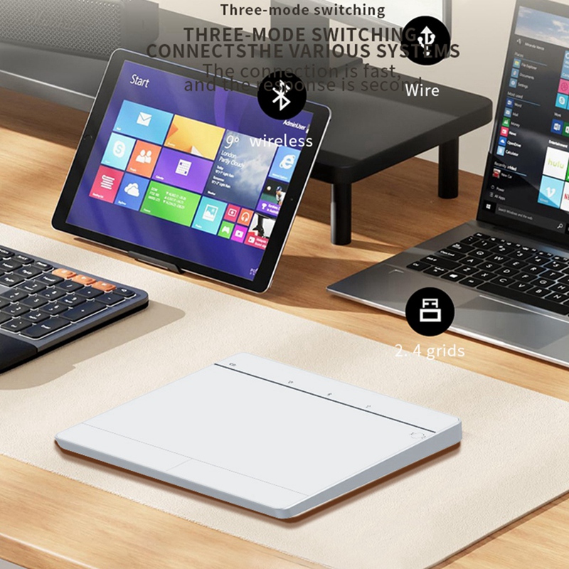 لوحة لمس لاسلكية سلكية ثلاثية  - مراجعة Bluetooth Trackpad وسعره