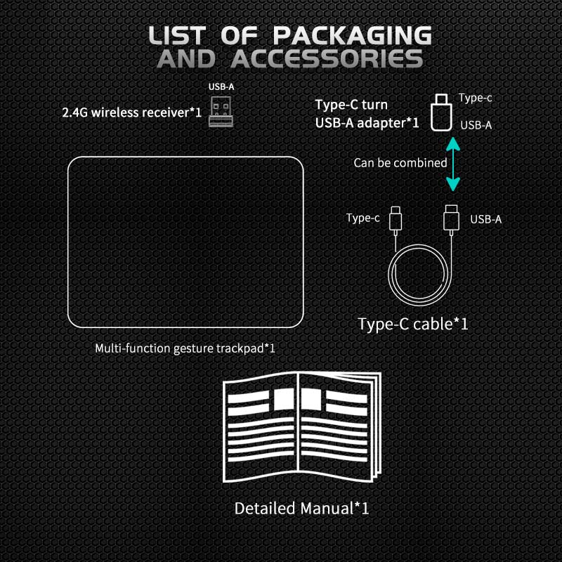 ماوس لوحة التتبع السلكية USB،  - مراجعة Bluetooth Trackpad وسعره