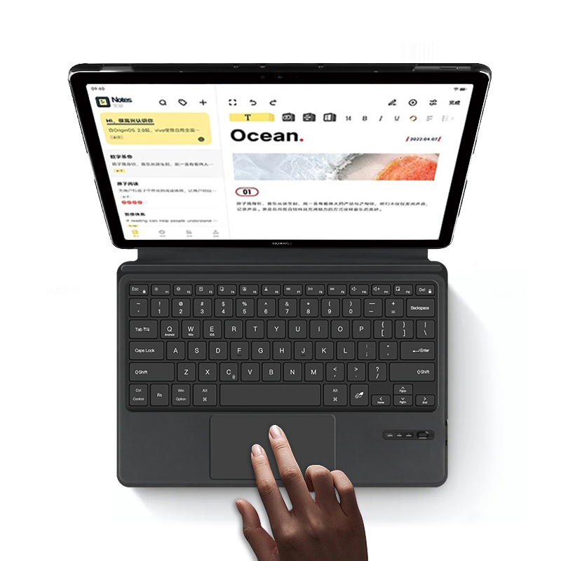 حافظة لهاتف هواوي Matebook E 1 - مراجعة Bluetooth Trackpad وسعره