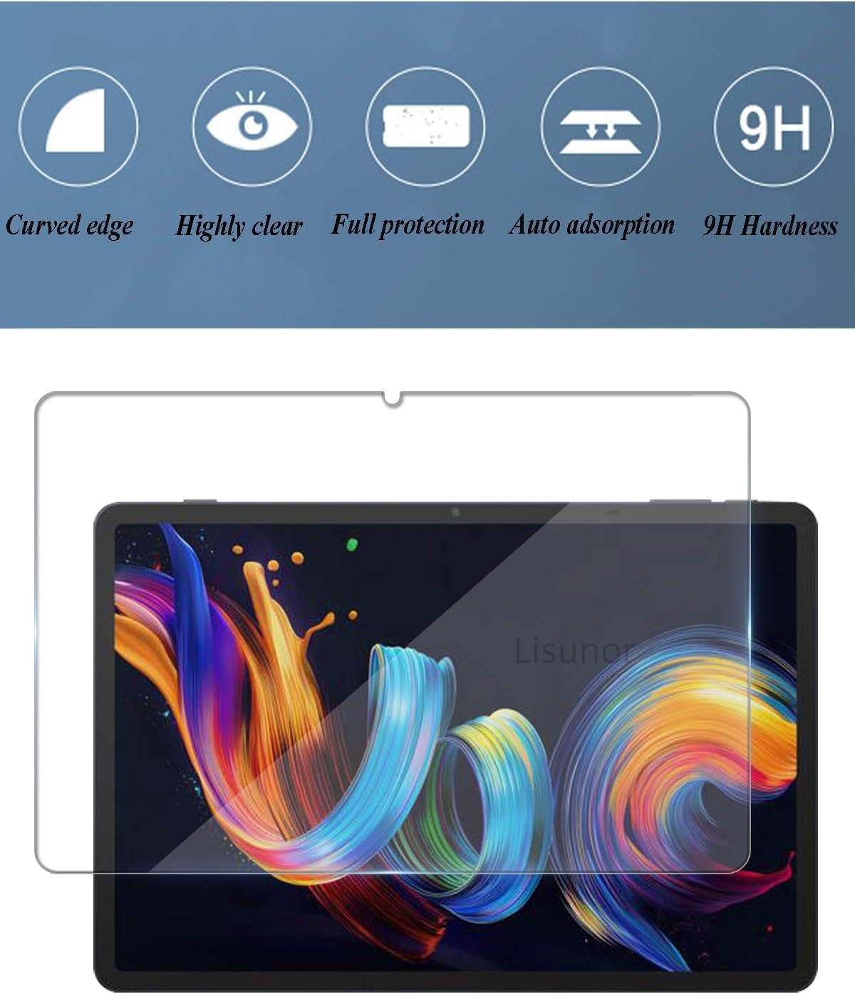 قطعتان من واقي الشاشة الزجاجي  - مراجعة Tcl Tablet Accessories وسعره